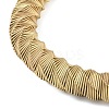304 Stainless Steel Twisted Bangles for Women LS-BJEW-G706-01B-G-2