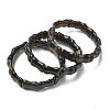Bamboo Natural Blue Tiger Eye Beads Stretch Bracelets for Women Men BJEW-K304-01J-4