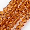 Transparent Glass Bead Strands GLAA-G013-8mm-65-1