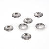 Non-Tarnish 201 Stainless Steel Bead Caps STAS-Q239-014-3