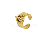 304 Stainless Steel Adjustable Open Cuff Rings for Women OO8919-1-4