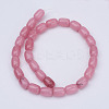 Barrel Shaped Gemstone Natural Rhodochrosite Stone Beads Strands X-G-S114-10-2