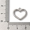 304 Stainless Steel Rhinestone Pendants STAS-L081-003P-3