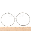Tarnish Resistant 304 Stainless Steel Big Hoop Earrings X-EJEW-F105-01P-4
