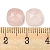 Natural Rose Quartz Cabochons G-M431-01I-3