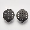 Electrophoresis 304 Stainless Steel Clip-on Earring Findings STAS-S104-01A-1