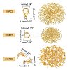 200Pcs Brass End Bead Tips DIY-PH0002-96A-WH-4