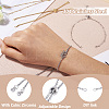 2 Sets 2 Colors 304 Stainless Steel Satellite Chain Bracelet Slider Making MAK-TA0001-22-4