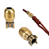 2Pcs Brass Beads KK-NB0002-91-1