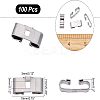 100Pcs Bolo Tie Slides Clasp Accessories IFIN-CA0001-54-2