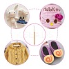 Wooden Knitting Tools Set TOOL-WH0018-22-6