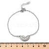 Funny 201 Stainless Steel  Watermelon Link Bracelets BJEW-B128-01P-5