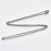 Brass Cable Chains Necklace Making LS-MAK-N029-01B-4