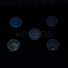 UV Plating Luminous Transparent Acrylic Beads OACR-P010-05C-4