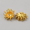 Brass Bead Caps KK-WH0101-063G-2
