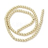 Electroplated Synthetic Non-magnetic Hematite Beads Strands X-G-I364-C01-G-2