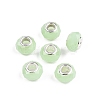 Imitation Jade Glass European Beads GPDL-N004-B14mm-B02-1