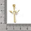 Brass Micro Pave Cubic Zirconia Pendants KK-Q066-40G-01-3