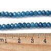 Dyed Natural Malaysia Jade Rondelle Beads Strands G-E316-2x4mm-54-2