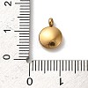304 Stainless Steel Black Enamel Charms STAS-R009-02G-08-3