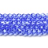 Transparent Electroplate Glass Beads Strands LS-GLAA-F029-2mm-C07-1