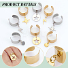304 Stainless Steel Rings RJEW-UN00025-5