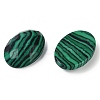 Synthetic Malachite Cabochons G-G760-A14-2