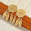 304 Stainless Steel Stud Earrings EJEW-U045-01G-1