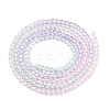 Transparent Gradient Color Glass Beads Strands GLAA-G101-2mm-18-5