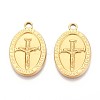 Ion Plating(IP) 201 Stainless Steel Pendants STAS-N109-240G-1