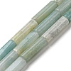 Natural Flower Amazonite Beads Strands G-G006-A03-01-1