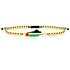 Palestine Map 304 Stainless Steel Enamel Link Bracelets FS-WGEA228-06-1