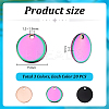 60Pcs 3 Colors Ion Plating(IP) 304 Stainless Steel Charms STAS-PH0006-68-4