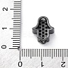 Brass Cubic Zirconia Beads KK-S510-43B-3