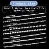 24 Yards 8 Styles Milk Fiber Lace Trim Ribbon OCOR-CY0001-09A-7