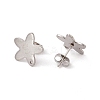 Non-Tarnish 201 Stainless Steel Stud Earring Findings STAS-G266-10P-2