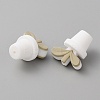 Leaf Pot Food Grade Eco-Friendly Silicone Beads LS-SIL-WH0014-18A-2