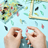 100Pcs Transparent Glass Pendants GLAA-CJ0002-63-5
