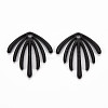 Spray Painted Alloy Pendants LS-PALLOY-Q433-029I-RS-1