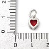 Brass Micro Pave Cubic Zirconia Pendants KK-H204-01P-07-3