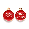 Alloy Enamel Pendants ENAM-SZ0001-28B-J-3