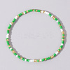 Boho Round Glass Seed Beaded Stretch Bracelets for Women NW8932-4-1