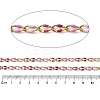 Ion Plating(IP) 304 Stainless Steel Enamel Link Chain CHS-H027-01G-03-2