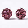 Pave Disco Ball Beads RB-T017-02-03-2