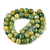 Dyed Natural White Jade Beads Strands G-T138-D15-2