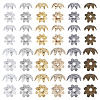 600Pcs 12 Style Iron Bead Caps IFIN-AR0001-30-1