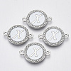 Alloy Enamel Links Connectors ENAM-TAC0003-01S-04X-1