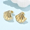 Brass Clear Cubic Zirconia Stud Earrings EJEW-Q017-05B-G-2
