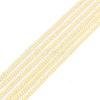 Transparent Glass Beads Strands GLAA-C019-01A-10-1