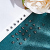 50Pcs Stainless Steel Ear Nuts STAS-BBC0006-41-4